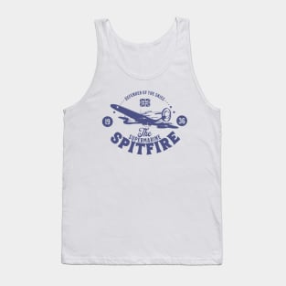 Spitfire - Defender of The Skies | WW2 Plane Tank Top